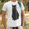 Black Cat Mens or Women's T-Shirt MERCURY MrsCopyCat