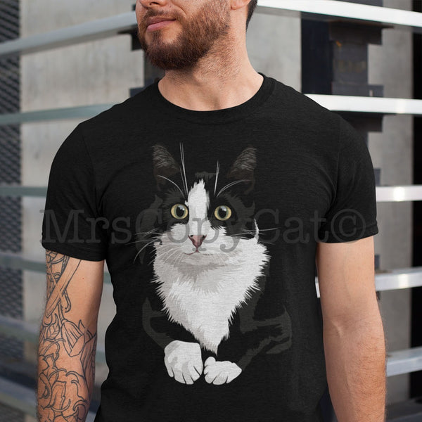 Tuxedo Cat Unisex T-Shirt YUKON MrsCopyCat