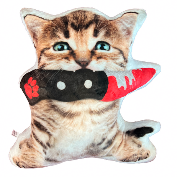 Killer Pets Plush Pillow MrsCopyCat