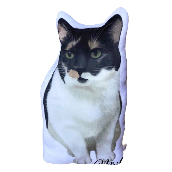 Calico Cat Plush Toy Pillow SMOKEY MrsCopyCat